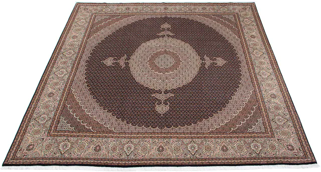 morgenland Orientteppich »Perser - Täbriz - 315 x 298 cm - dunkelbraun«, qu günstig online kaufen