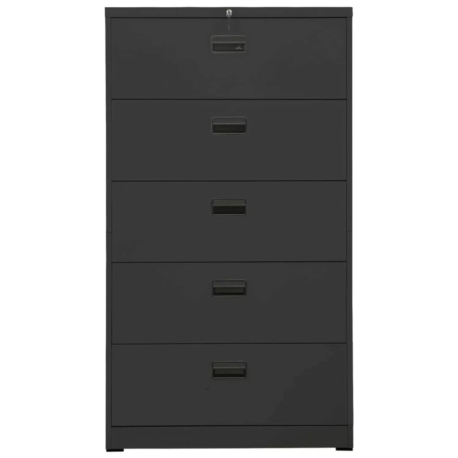 Aktenschrank Anthrazit 90x46x164 Cm Stahl günstig online kaufen