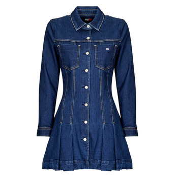 Tommy Jeans  Maxikleider DENIM PLEATED TRUCKER DRESS günstig online kaufen