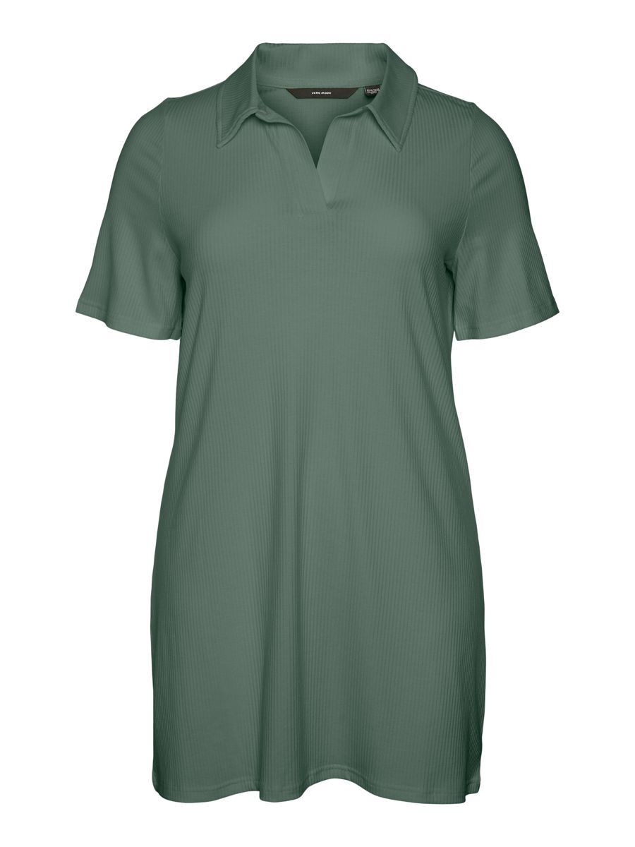 VERO MODA Polo Kurzkleid Damen Grün günstig online kaufen