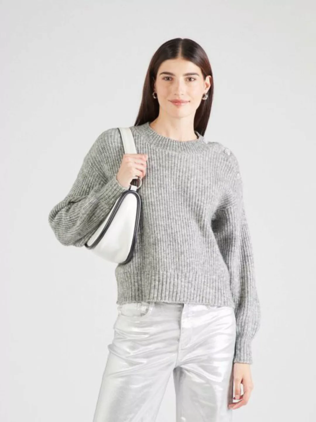 Vero Moda Rundhalspullover VMMEILANI (1-tlg) Ziersteine günstig online kaufen