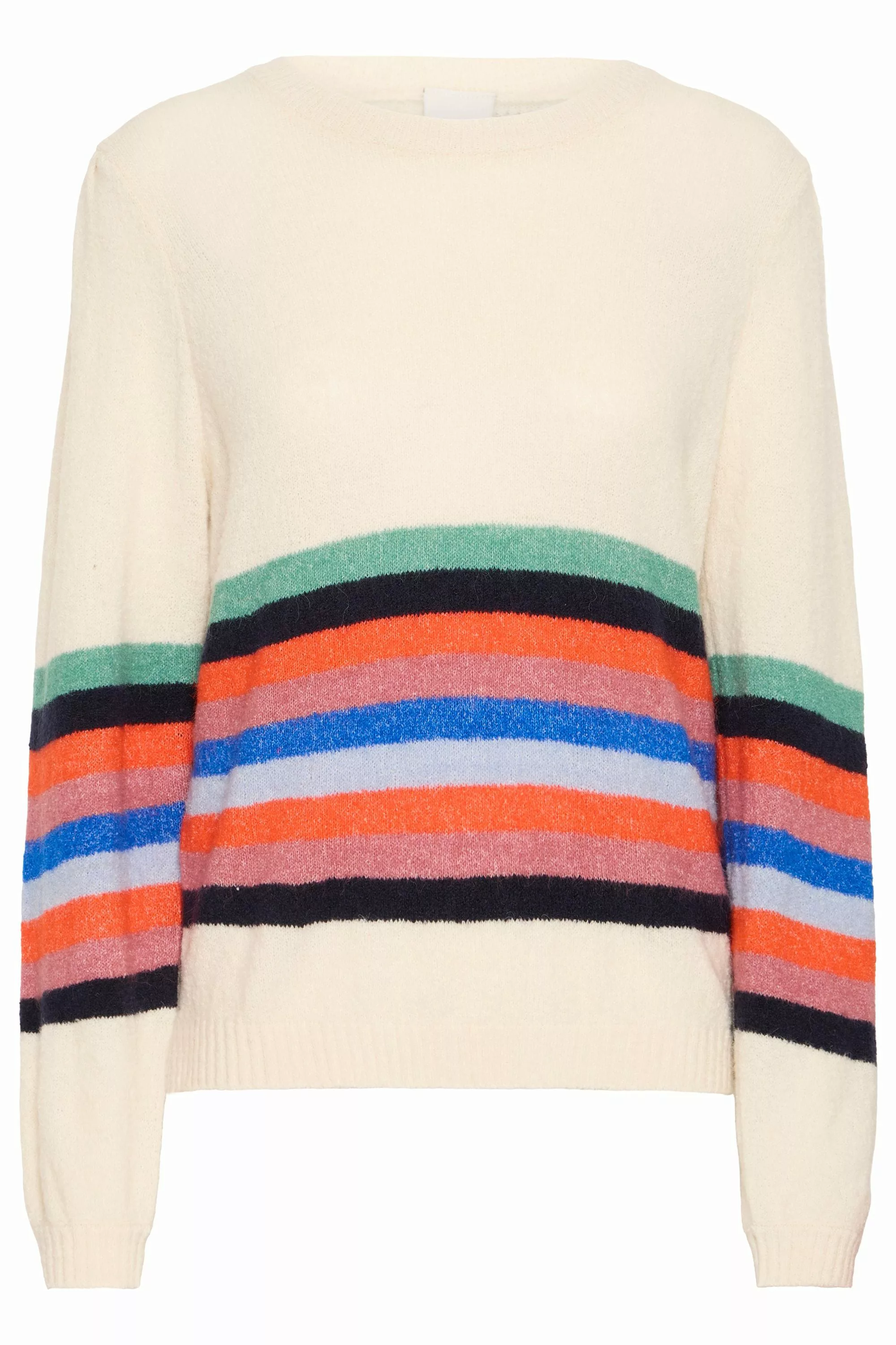 Ichi Strickpullover "Strickpullover IHDUSTY LS STRIPE" günstig online kaufen