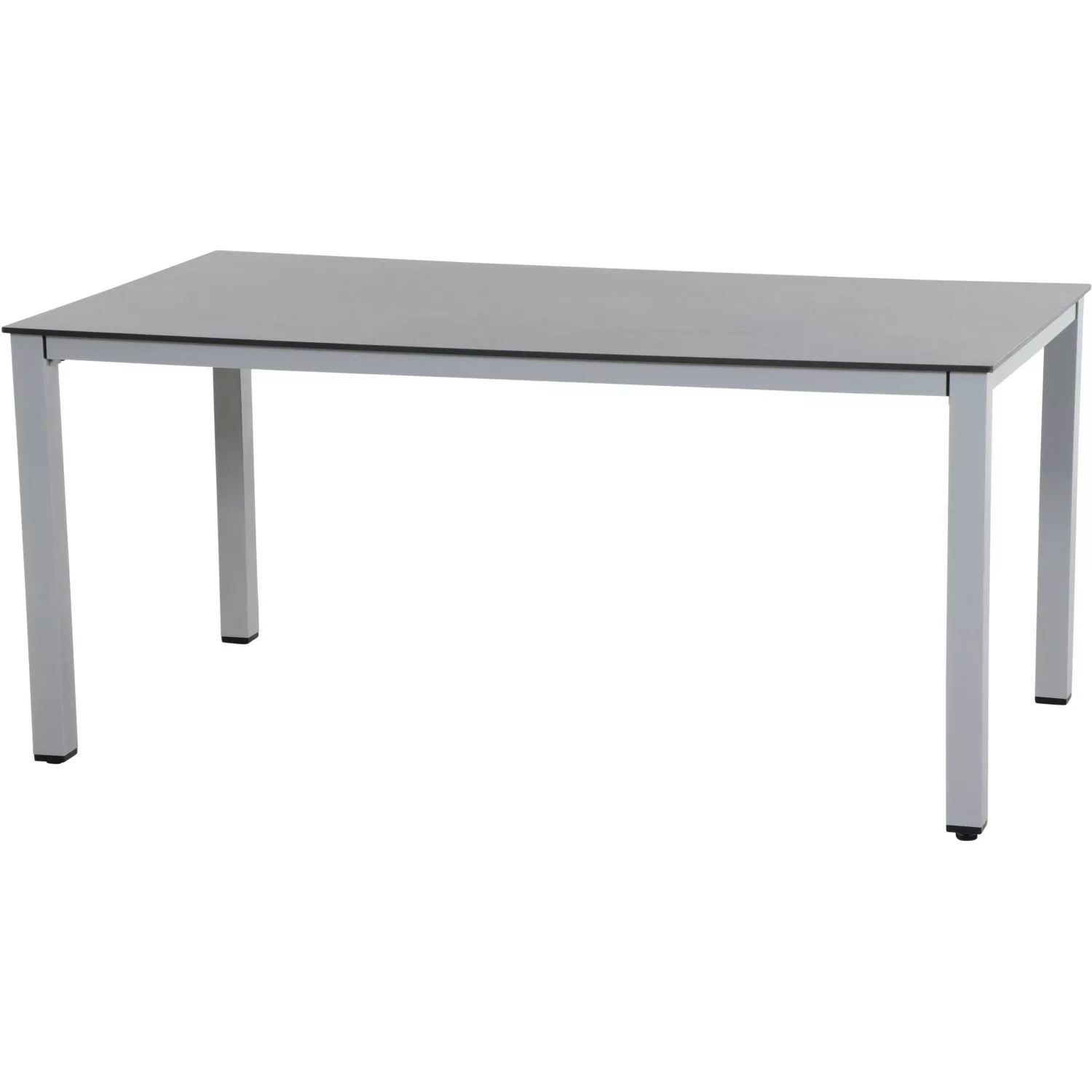 Siena Garden Lofttisch Sola Stahl 160 cm x 90 cm Silber günstig online kaufen