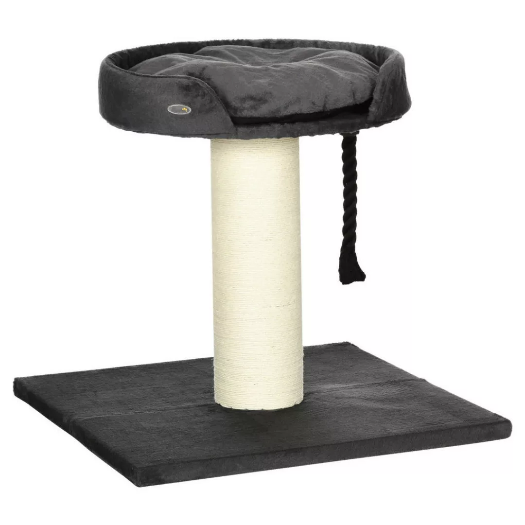 PawHut Kratzbaum klein 80 cm mit waschbaren Kissen Katzenbett Sisalsäule st günstig online kaufen