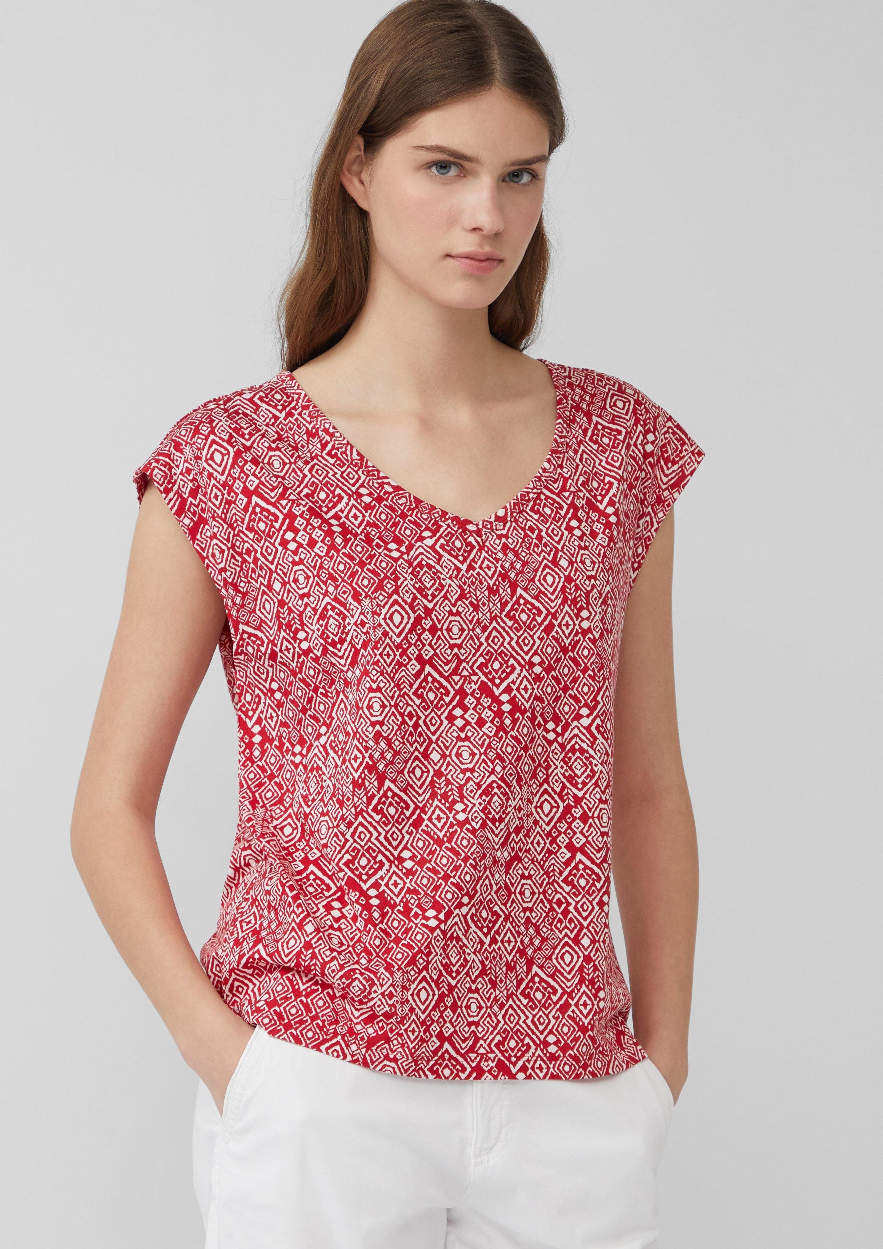 s.Oliver Shirttop T-Shirt mit weitem Ausschnitt, günstig online kaufen