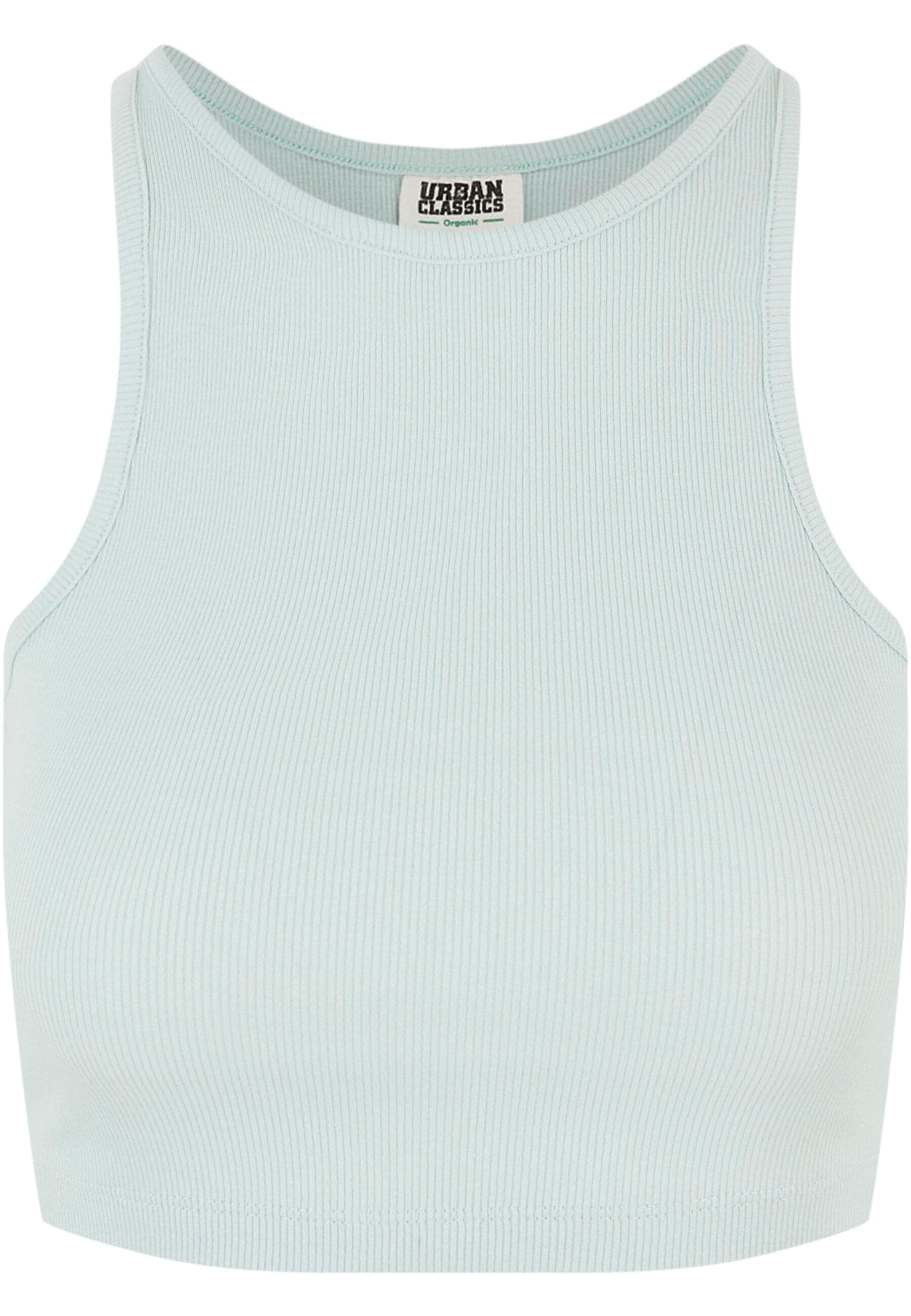 URBAN CLASSICS Muskelshirt "Urban Classics Damen Ladies Organic Cropped Rib günstig online kaufen