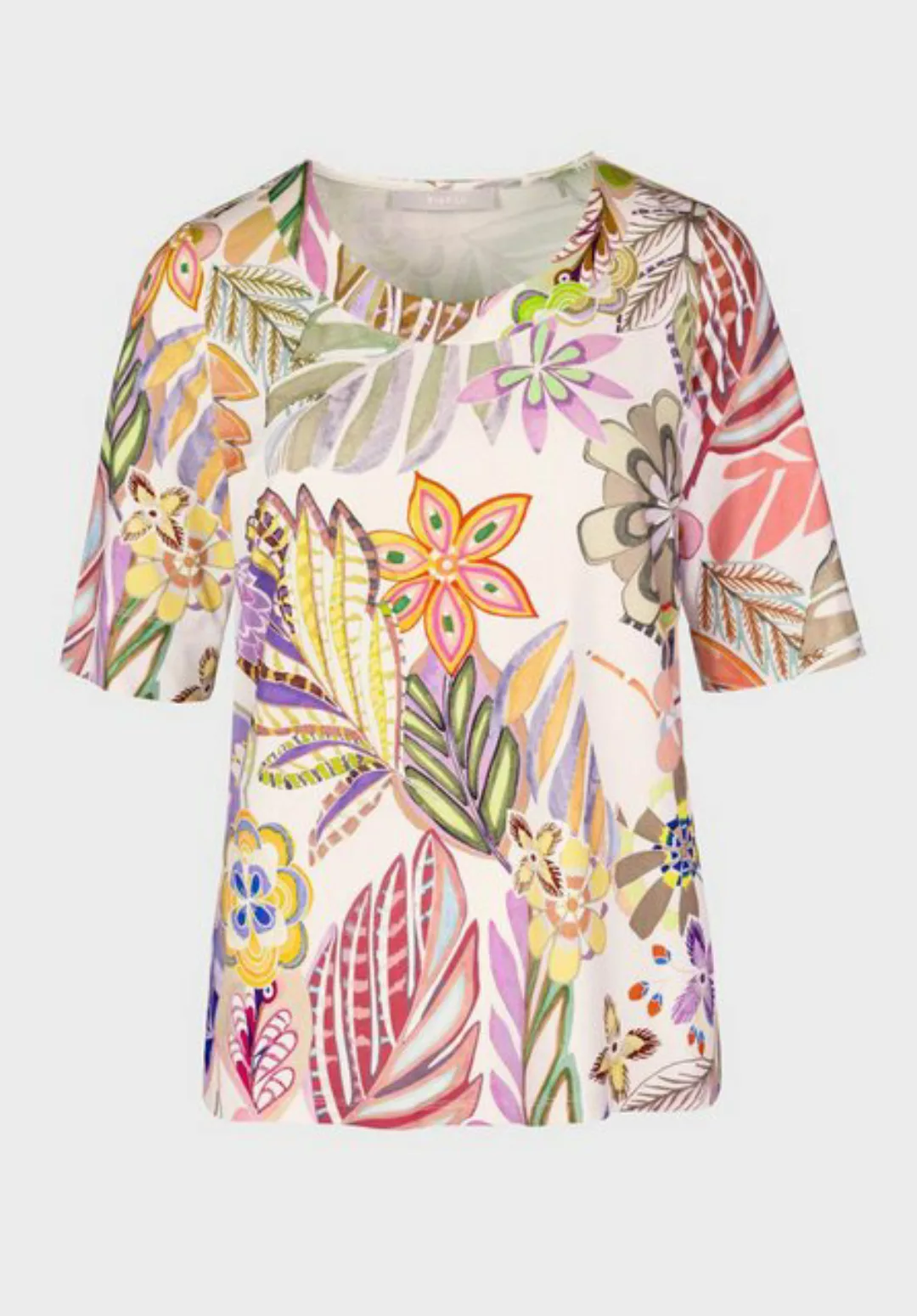 bianca Print-Shirt EDIRA mit modernem Rundhalsausschnitt in Trendfarben günstig online kaufen