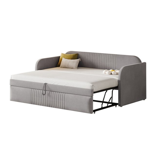 Rustrky Polsterbett Schlafsofa Doppelbett Jugendbett Daybett Tagesbett Kind günstig online kaufen