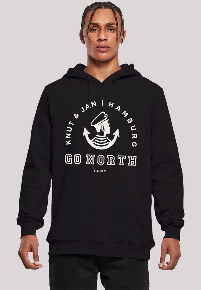 F4NT4STIC Kapuzenpullover Go North Logo Print günstig online kaufen