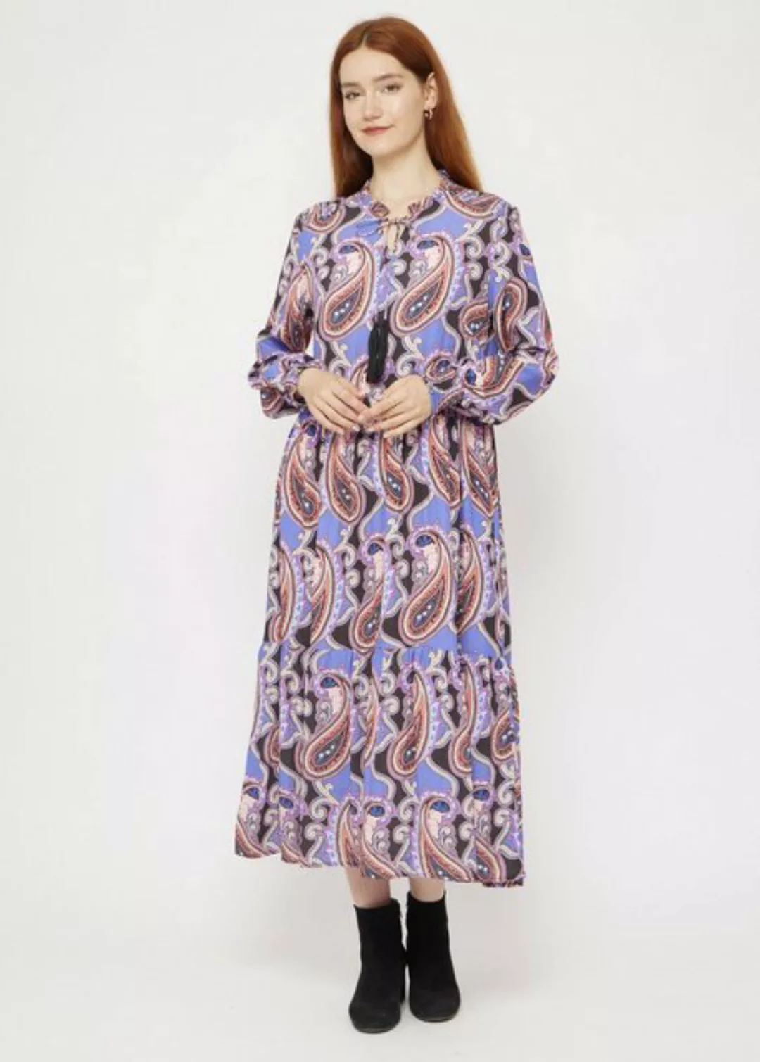 VICCI Germany A-Linien-Kleid mit hübschem Paisleymuster günstig online kaufen