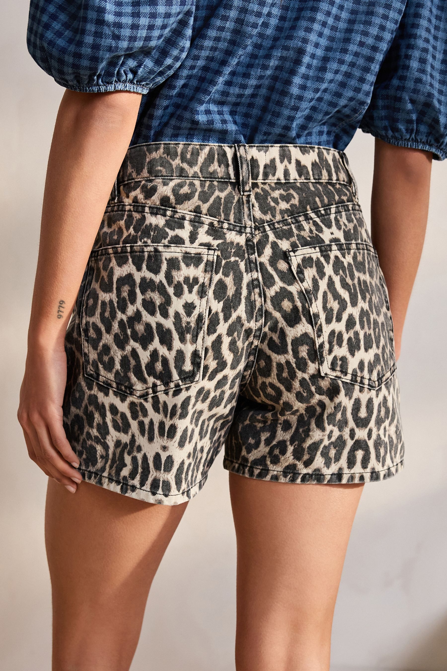 Next Jeansshorts Denimshorts aus 100 % Baumwolle günstig online kaufen
