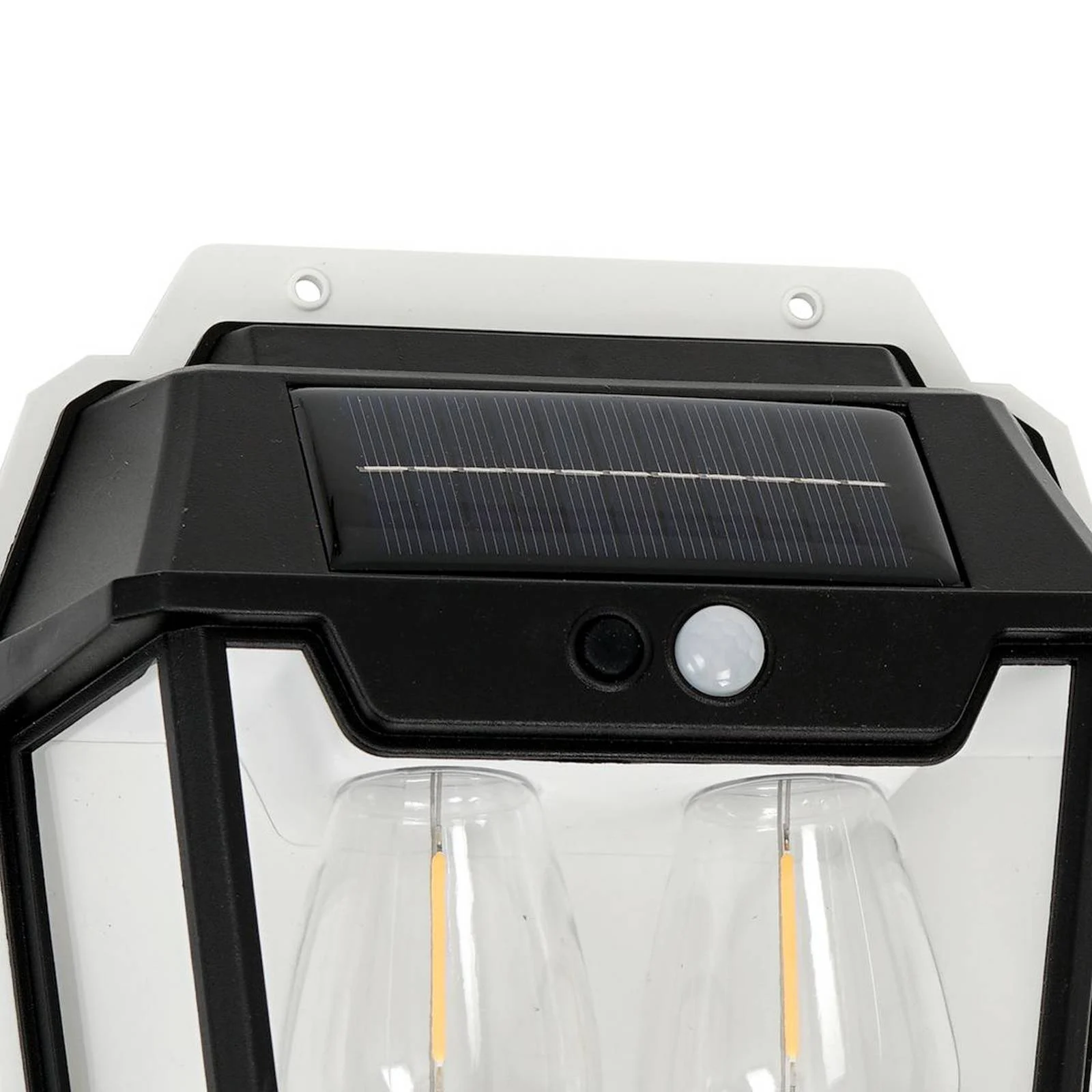 LED-Solar-Außenwandleuchte Filo Double, schwarz, IP44 günstig online kaufen