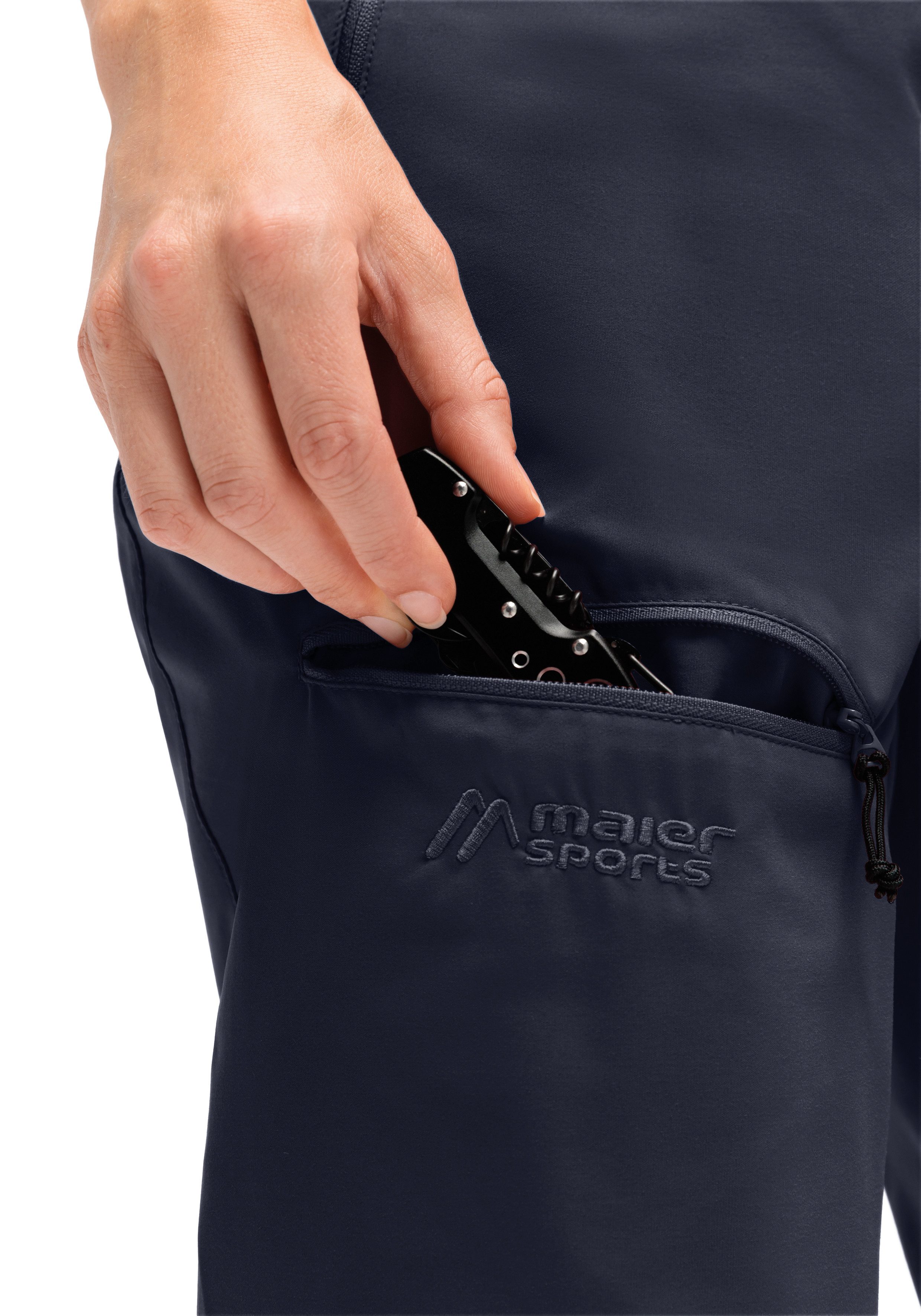 Maier Sports Outdoorhose "Lulaka Capri Loop", Damen Wanderhose, elastische günstig online kaufen