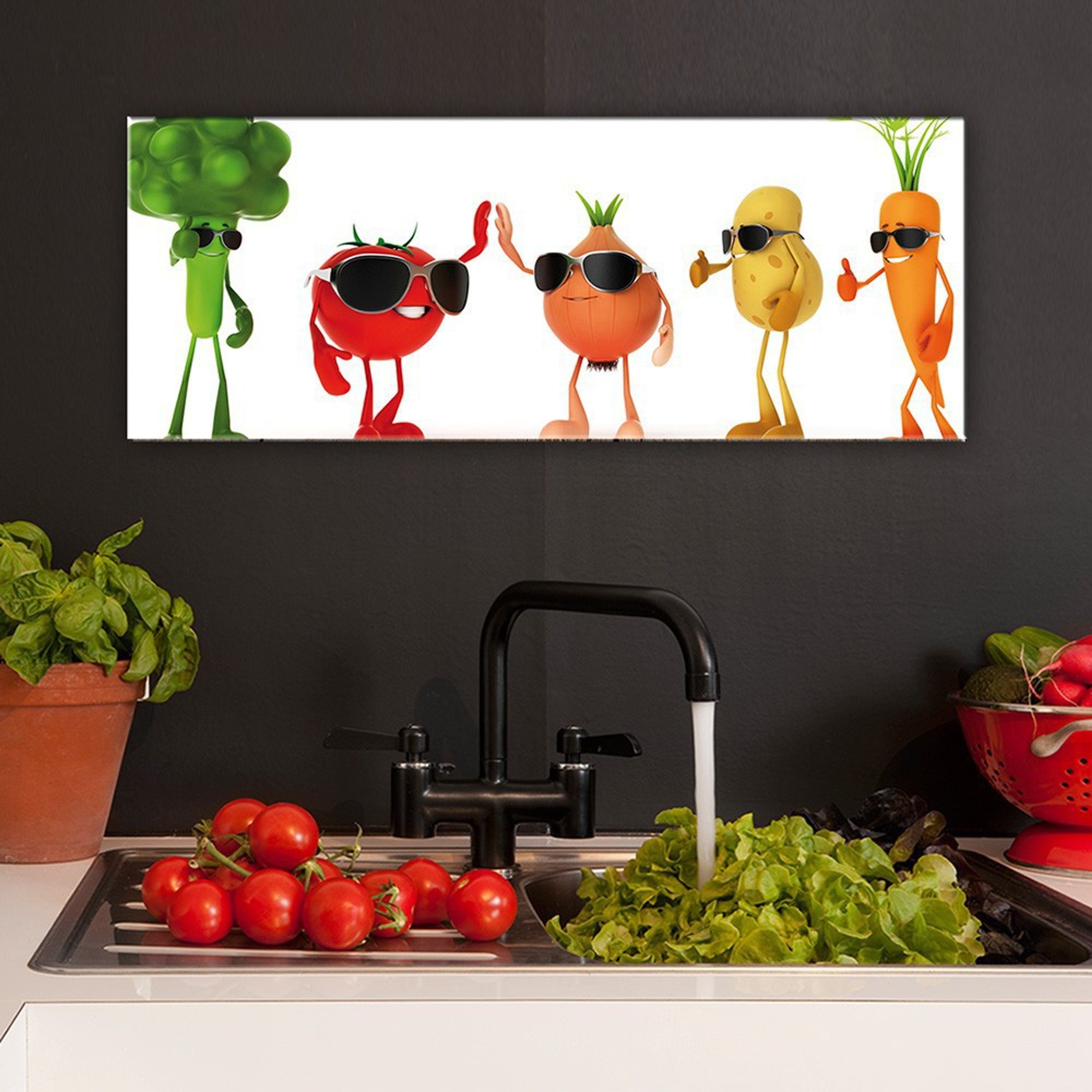 artissimo Glasbild Glasbild 80x30cm Bild aus günstig online kaufen