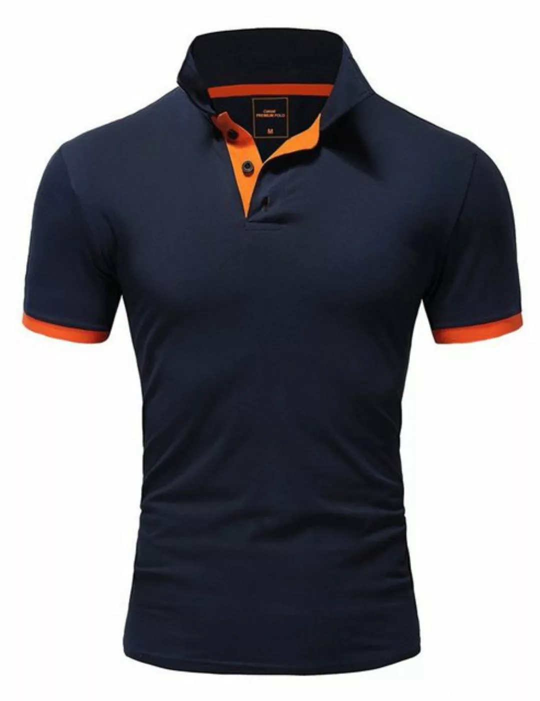 REPUBLIX Poloshirt RONALD Herren Shirt mit kontrastierenden Akzenten, in Pi günstig online kaufen