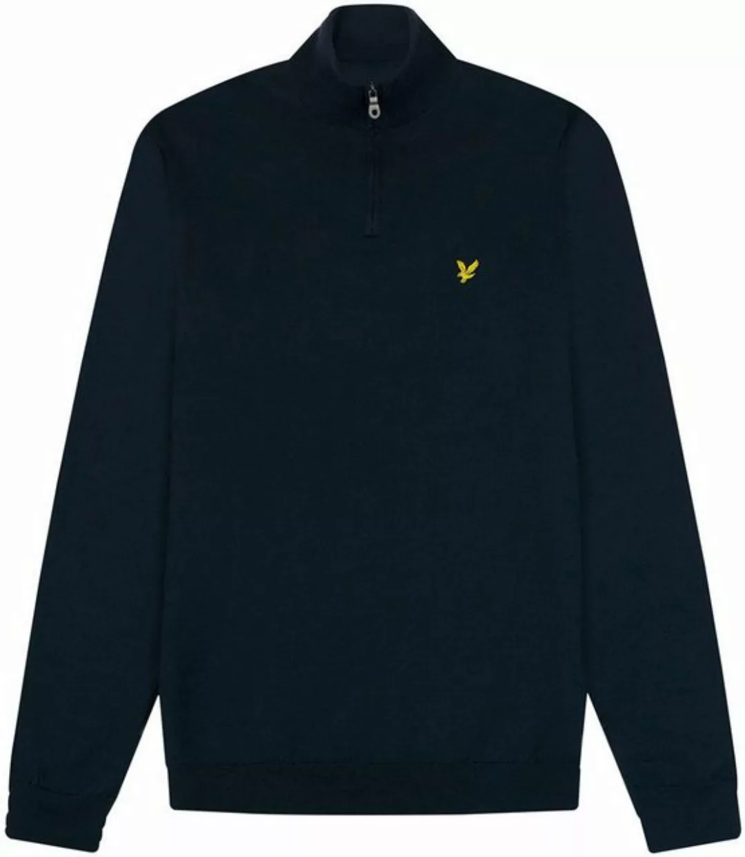 Lyle & Scott Stehkragenpullover mit Logostickerei auf der Brust günstig online kaufen