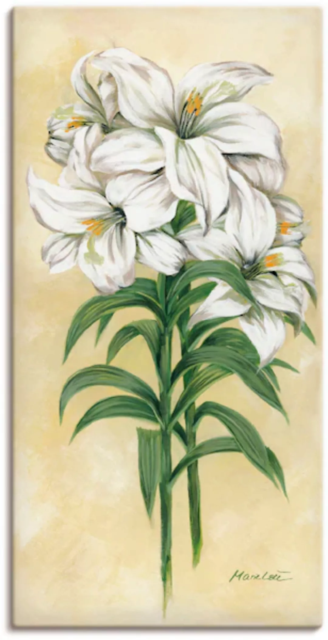 Artland Wandbild »Lilien«, Blumen, (1 St.), als Leinwandbild, Wandaufkleber günstig online kaufen