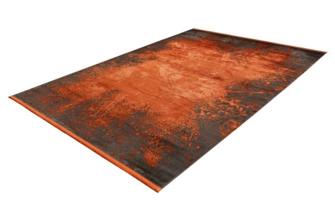 Teppich ELYSEE ELY 905 terra ca. 160x230 cm von Lalee Orange / Schwarz günstig online kaufen