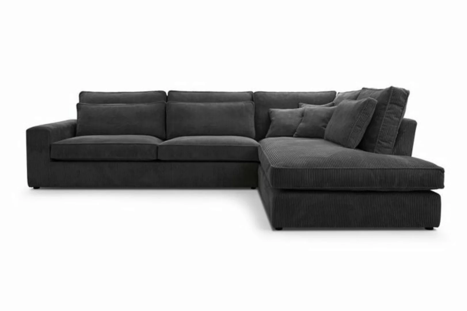 Deine Möbel 24 Ecksofa CAREN MINI Wohnlandschaft Sofa Wohnzimmer L-Couch Co günstig online kaufen