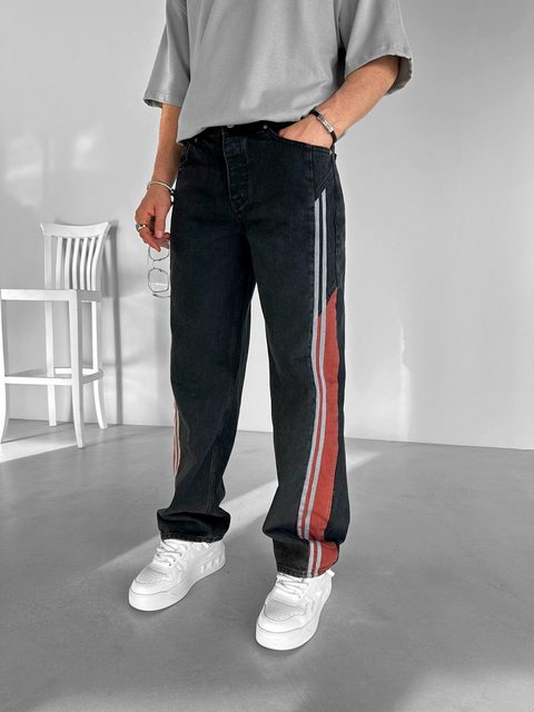 Abluka Bequeme Jeans VINTAGE STRIPED TRACK JEANS günstig online kaufen