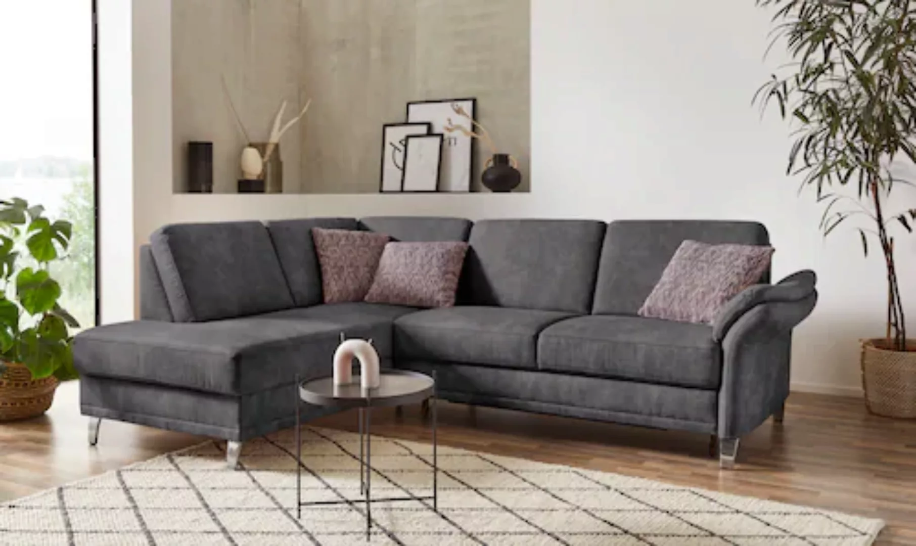 sit&more Ecksofa "Clio L-Form", wahlweise mit Bettfunktion und Bettkasten, günstig online kaufen