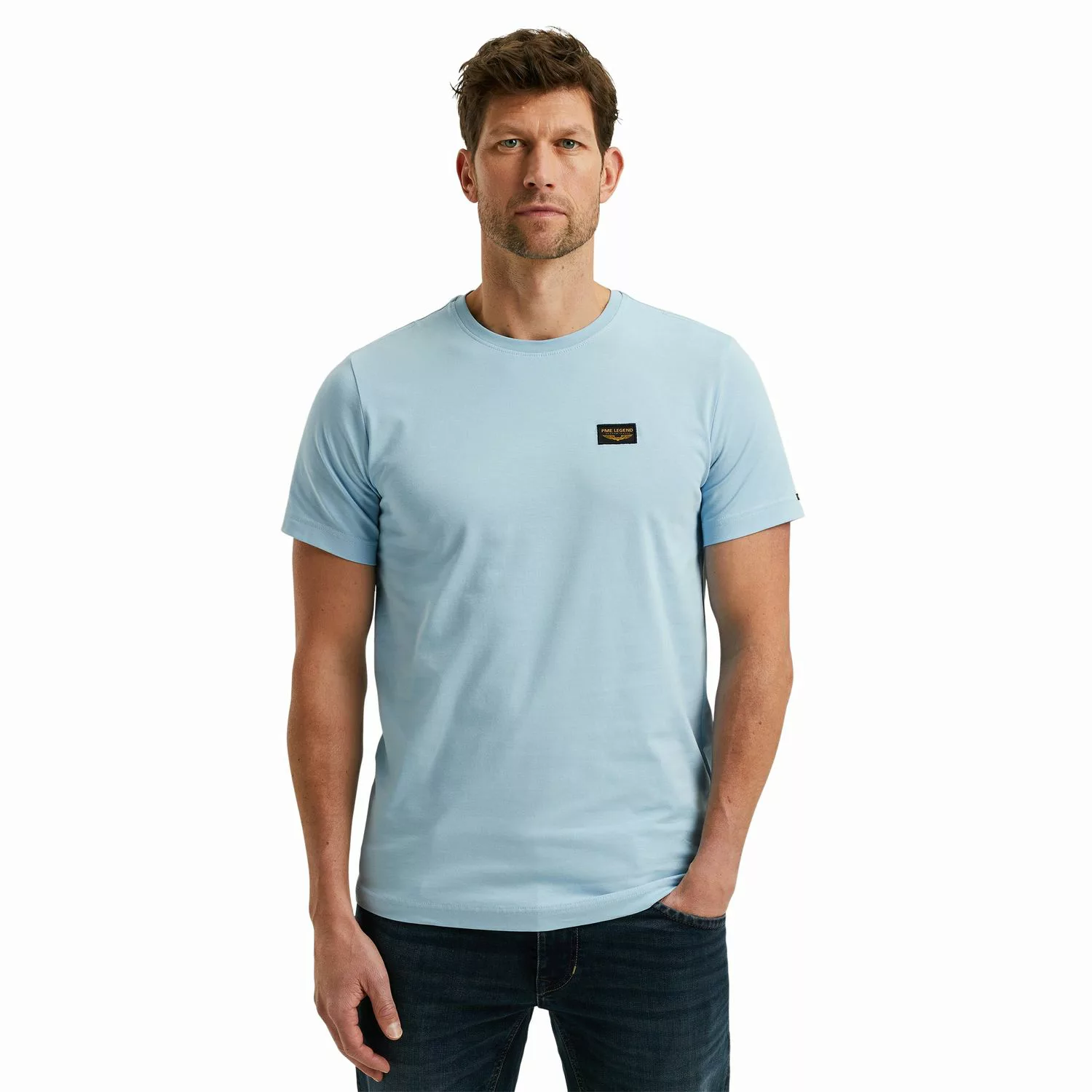 PME Legend Herren Rundhals T-Shirt GUYVER - Regular Fit günstig online kaufen