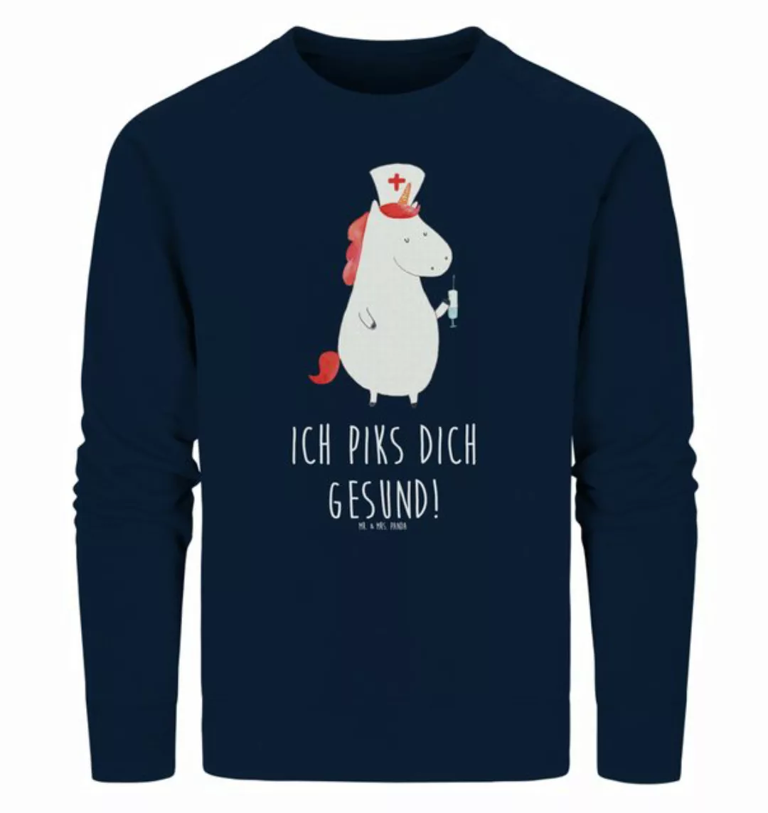 Mr. & Mrs. Panda Longpullover Größe M Einhorn Krankenschwester - French Nav günstig online kaufen