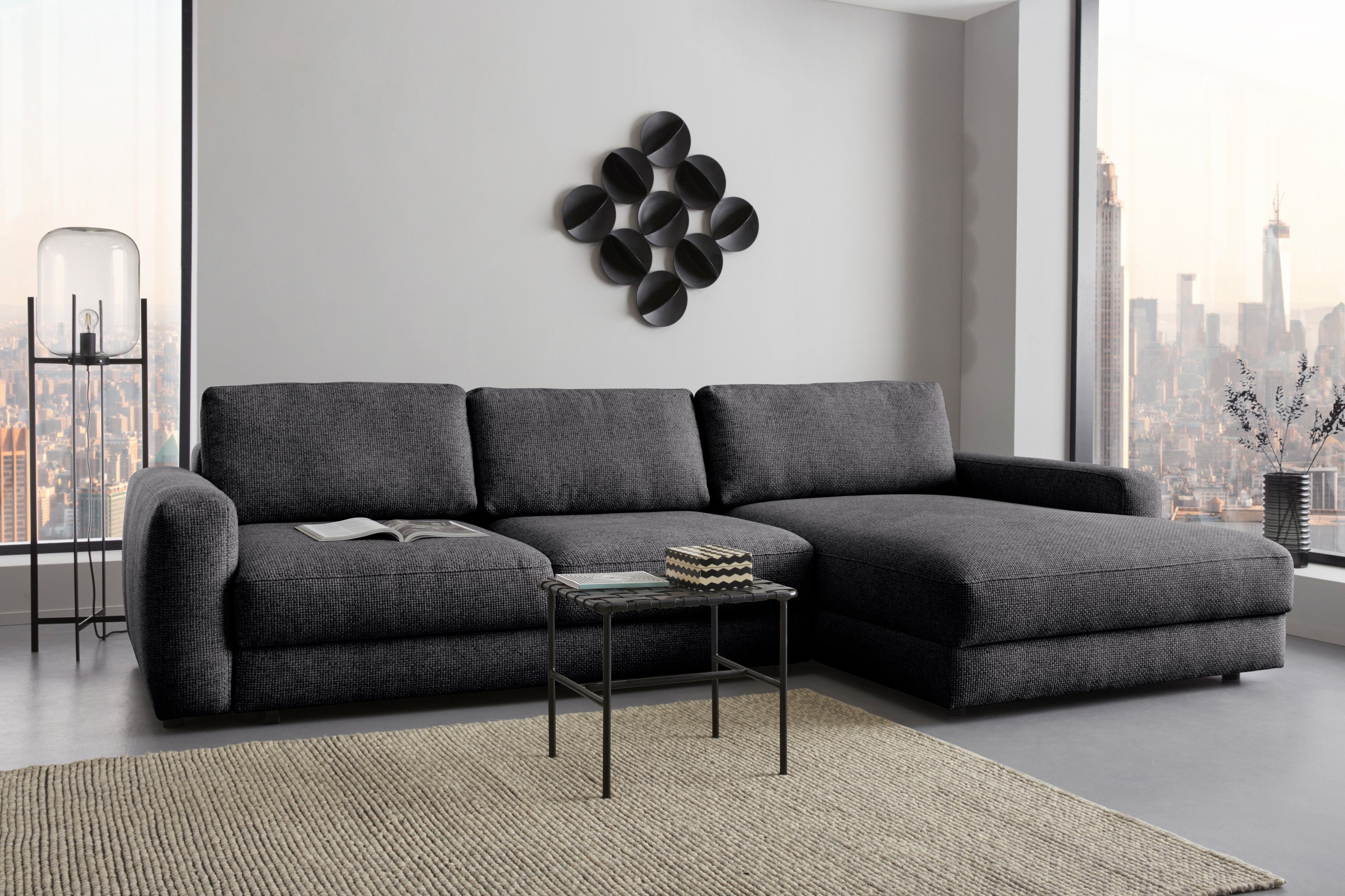 Places of Style Ecksofa "Bloomfield, bequem und elegant, L-Form", wahlweise günstig online kaufen
