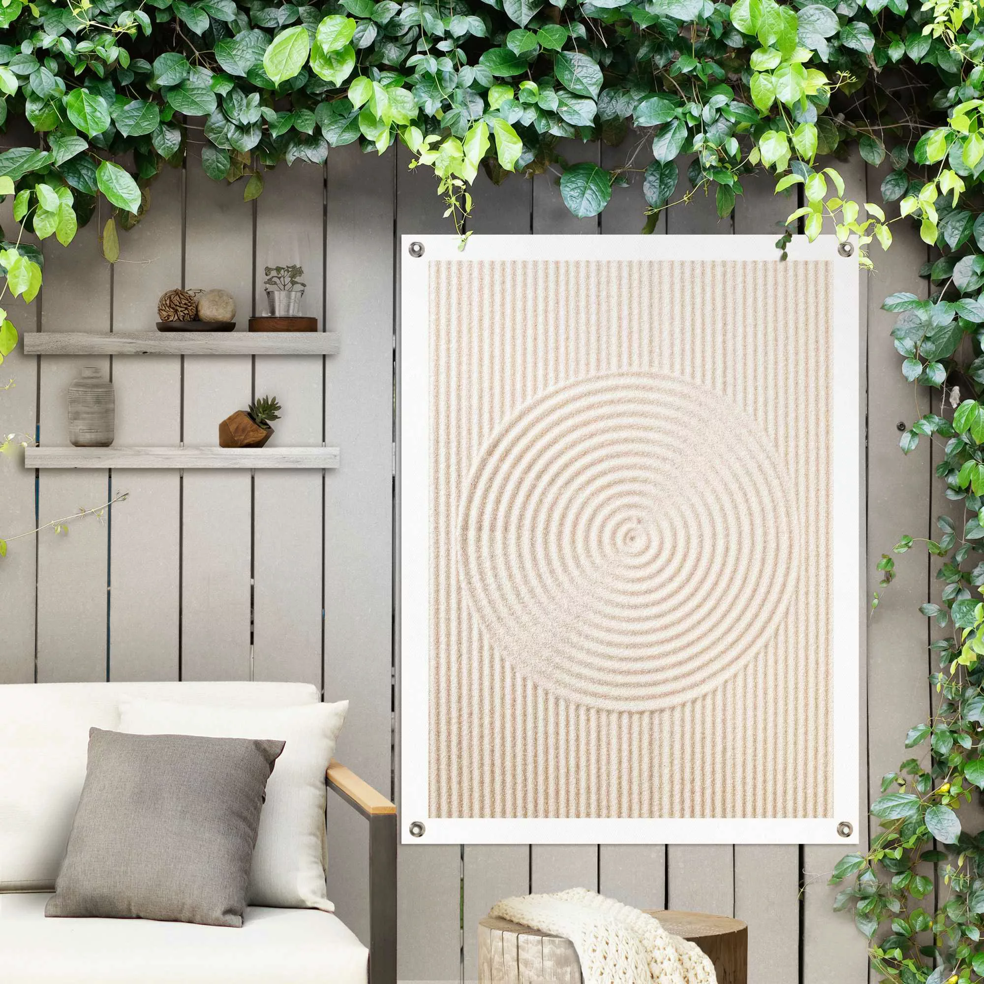 Reinders Poster "Sandkreise", Outdoor für Garten oder Balkon günstig online kaufen