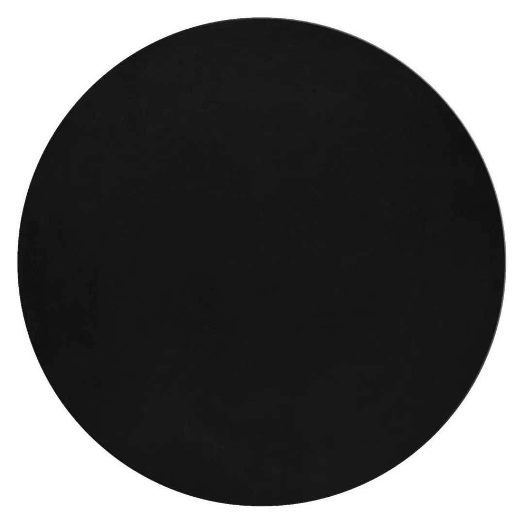 Ayyildiz Teppich POUFFY schwarz B/L: ca. 120x120 cm günstig online kaufen