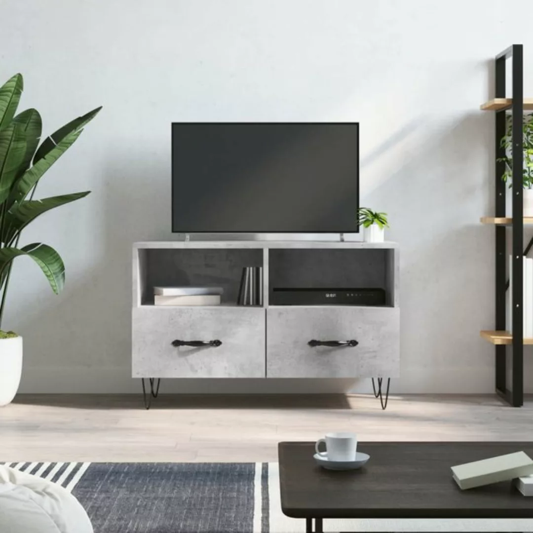 vidaXL TV-Schrank TV-Schrank Räuchereiche 80x36x50 cm Spanplatte günstig online kaufen