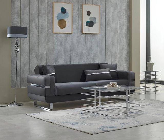 JVmoebel Sofa Dreisitzer Stoffsofa Couch Luxus Polstersofa Sofa 3 Sitzer Gr günstig online kaufen