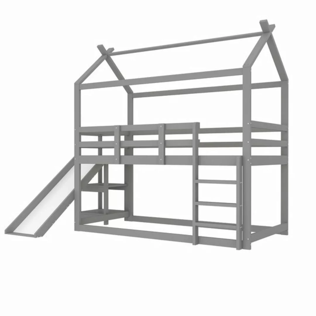 XDeer Etagenbett Kinderbett, 90*200 cm, niedriges Etagenbett, Hochbett mit günstig online kaufen