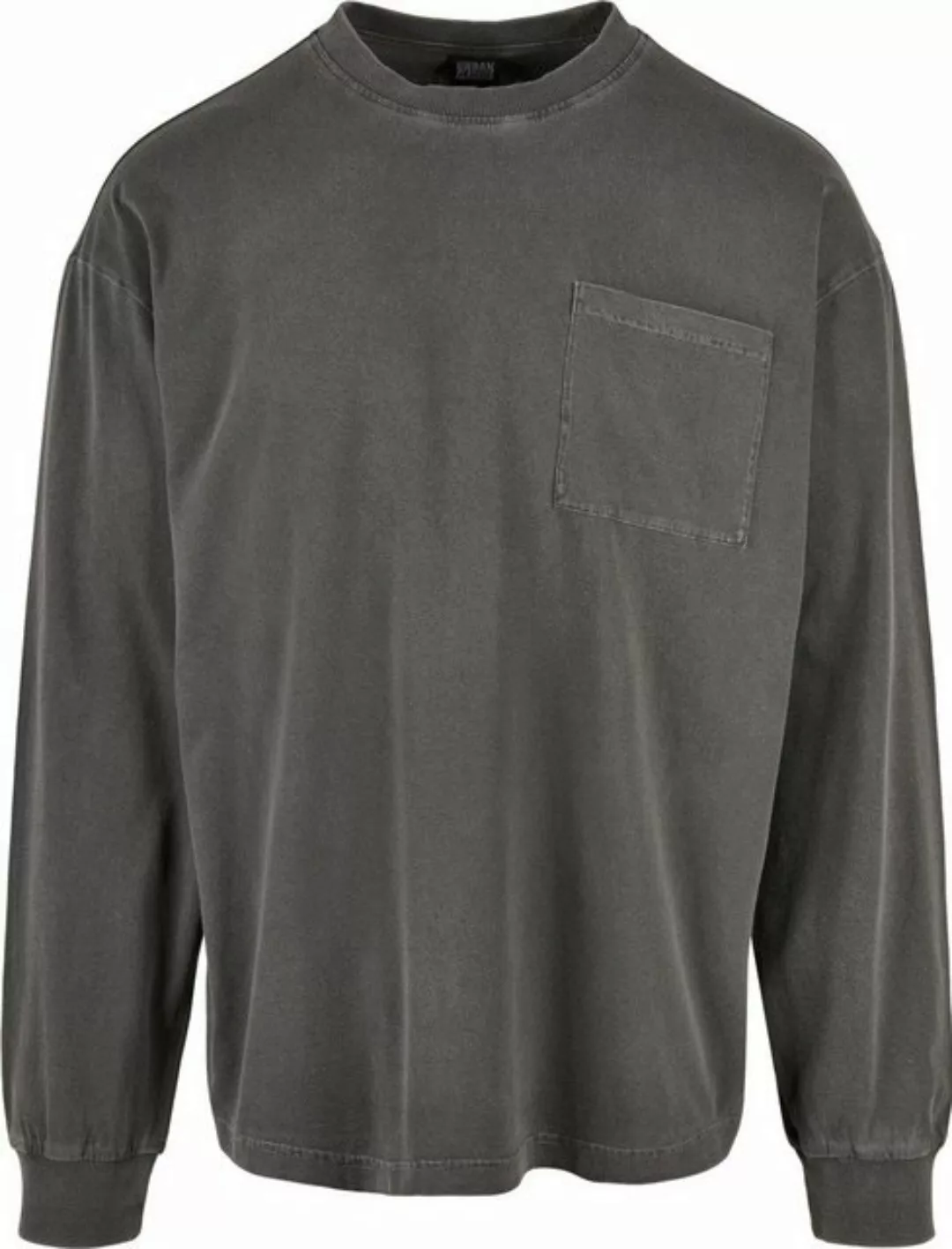 URBAN CLASSICS Longsleeve Urban Classics Herren Pigment Dyed Pocket Longsle günstig online kaufen