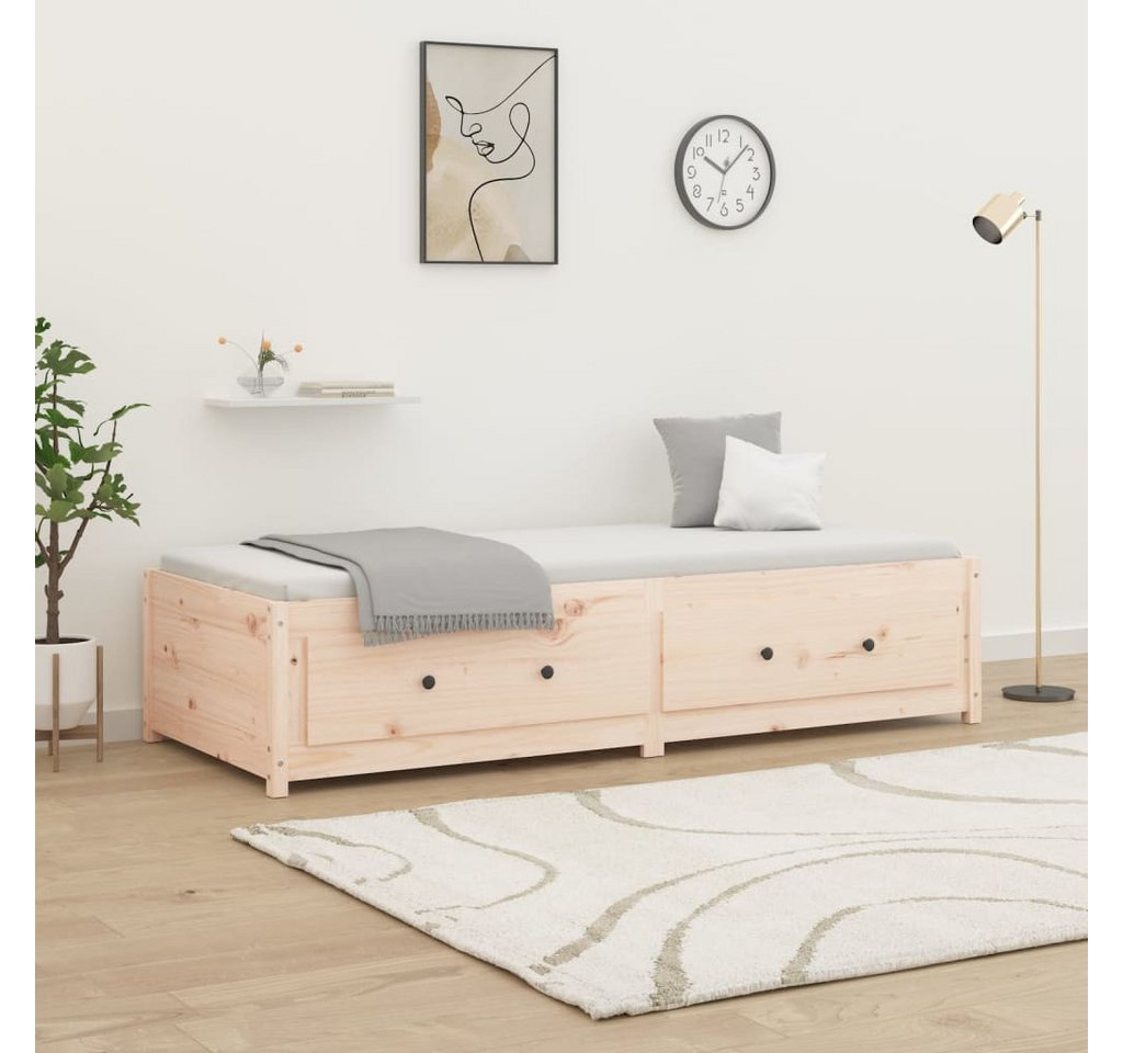 vidaXL Gästebett Gästebett Tagesbett 80x200 cm Massivholz Kiefer Bett Bettg günstig online kaufen