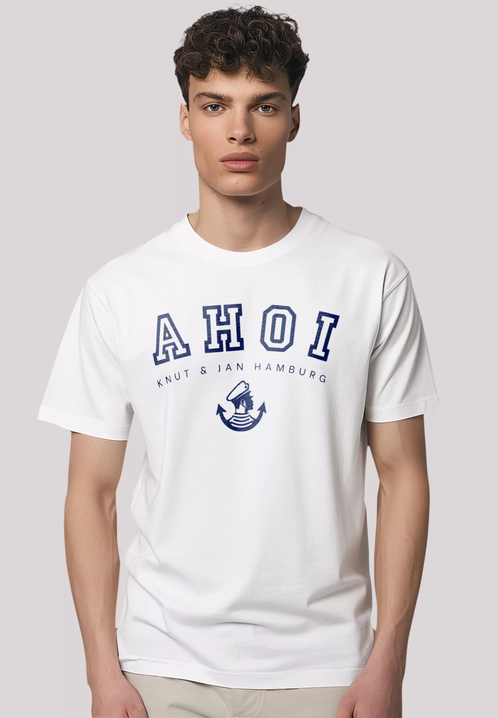 F4NT4STIC T-Shirt "Ahoi Knut & Jan Hamburg", Premium Qualität günstig online kaufen