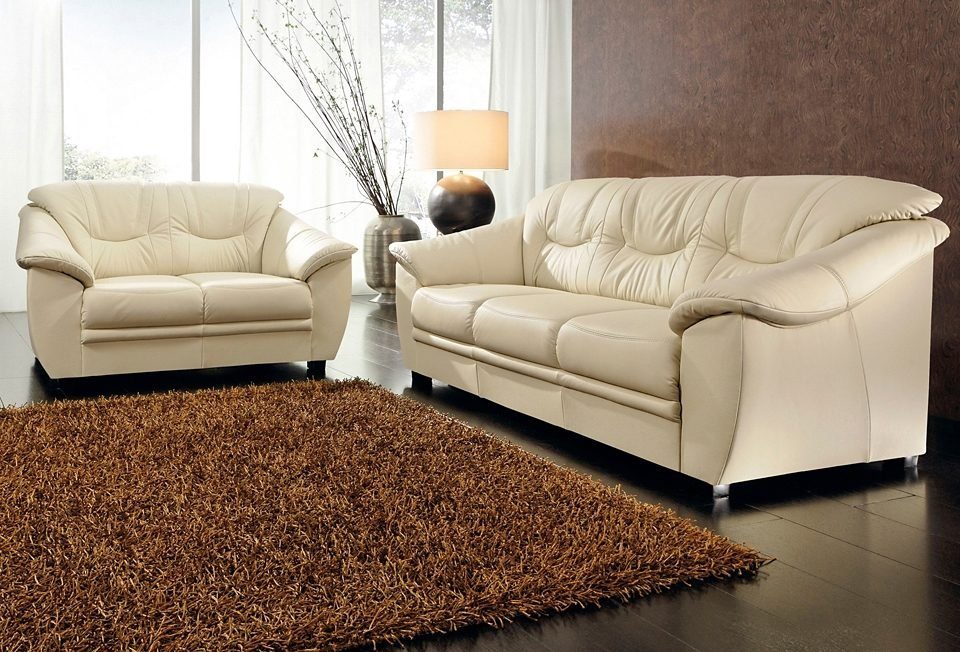sit&more Polstergarnitur Savona, NaturLEDER® (2-tlg), bestehend günstig online kaufen