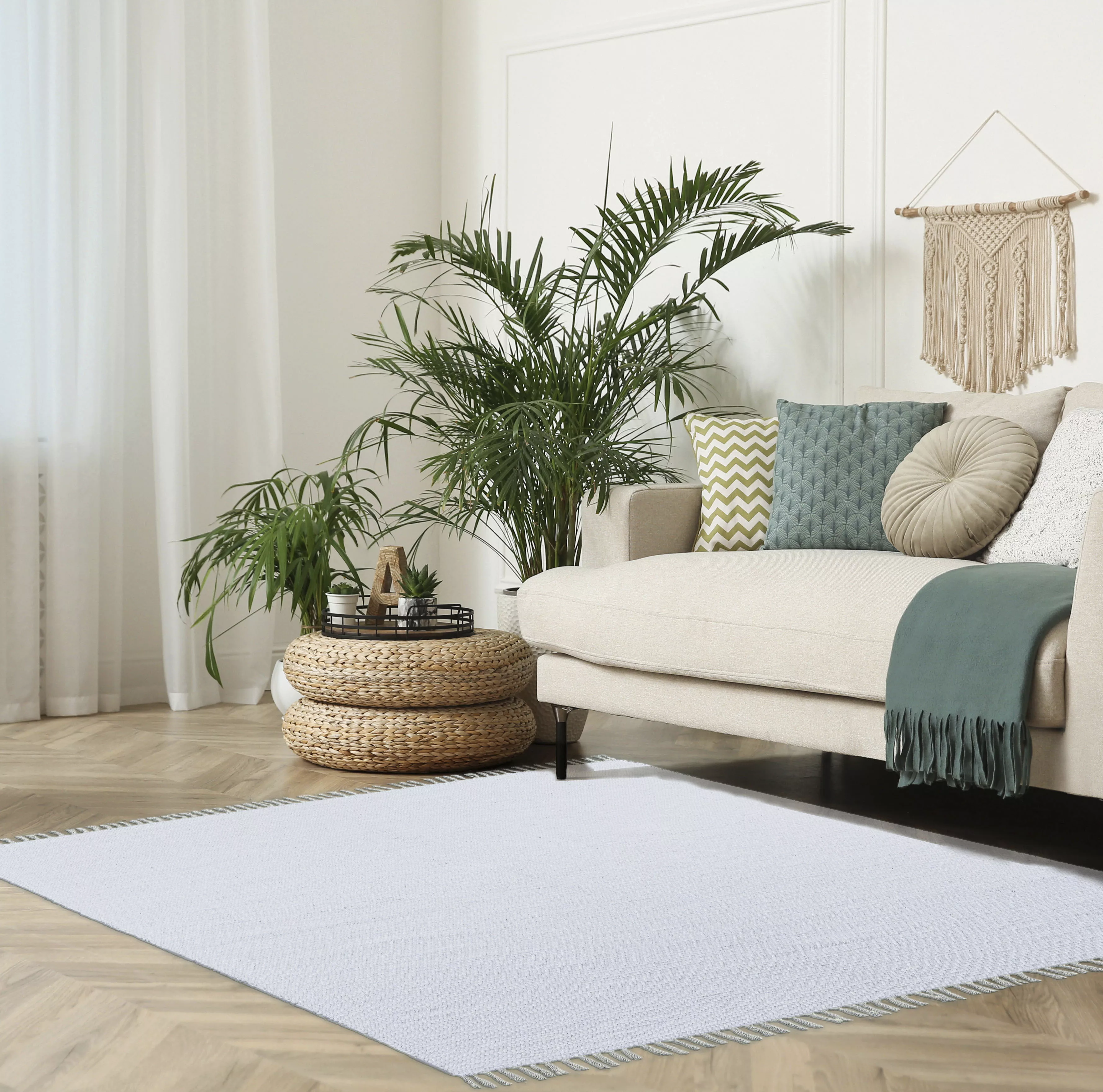 my home Teppich Cadis, rechteckig, Höhe: günstig online kaufen