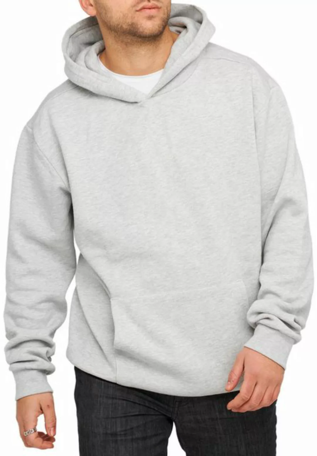 DAILY COTTON Hoodie DCTALGAR Herren Basic Kapuzenpullover Oversized Raglan günstig online kaufen