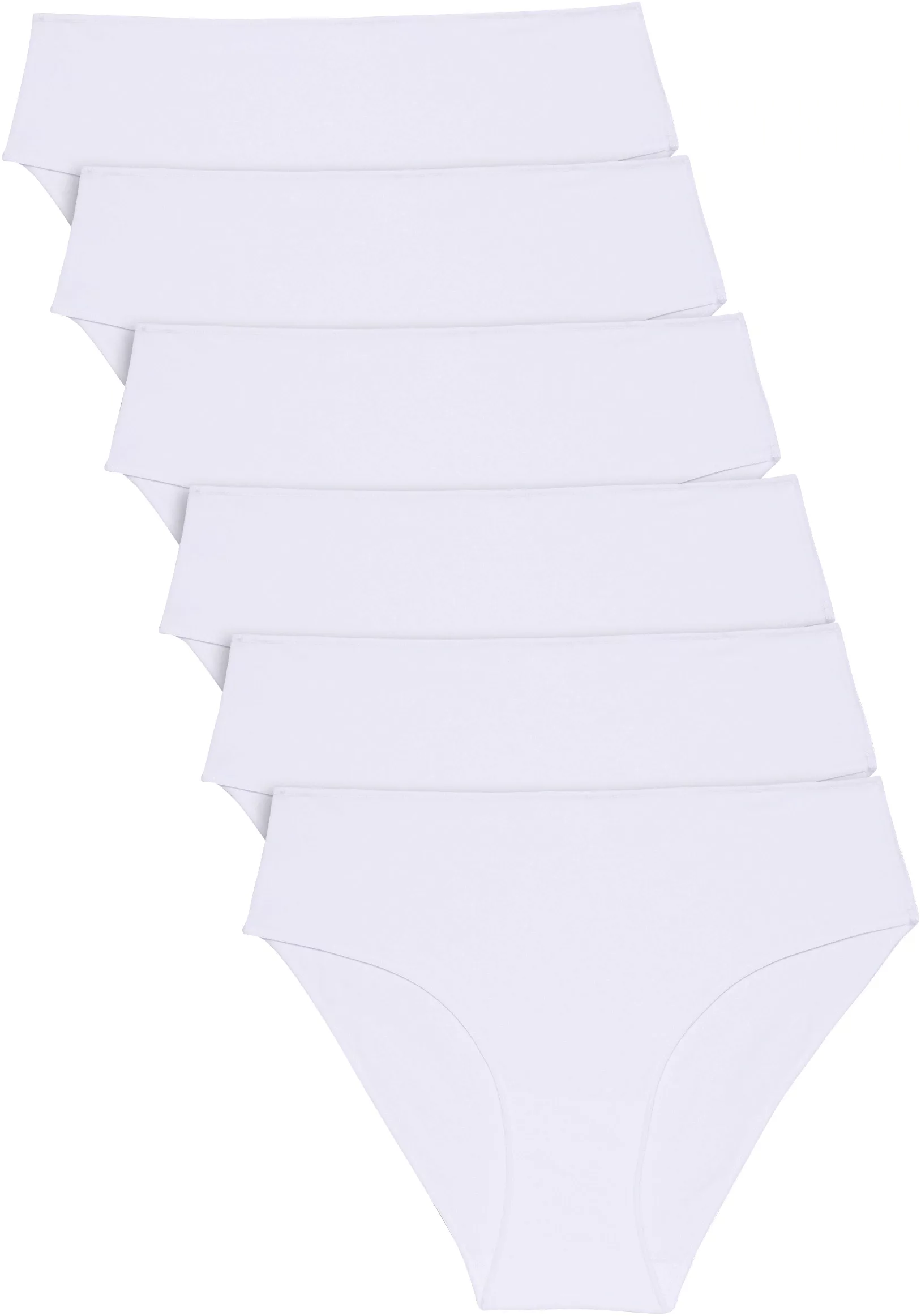 YSABEL MORA Midislip "BASIC COLLECTION COTTON", (6er Pack), mit hauchzarten günstig online kaufen