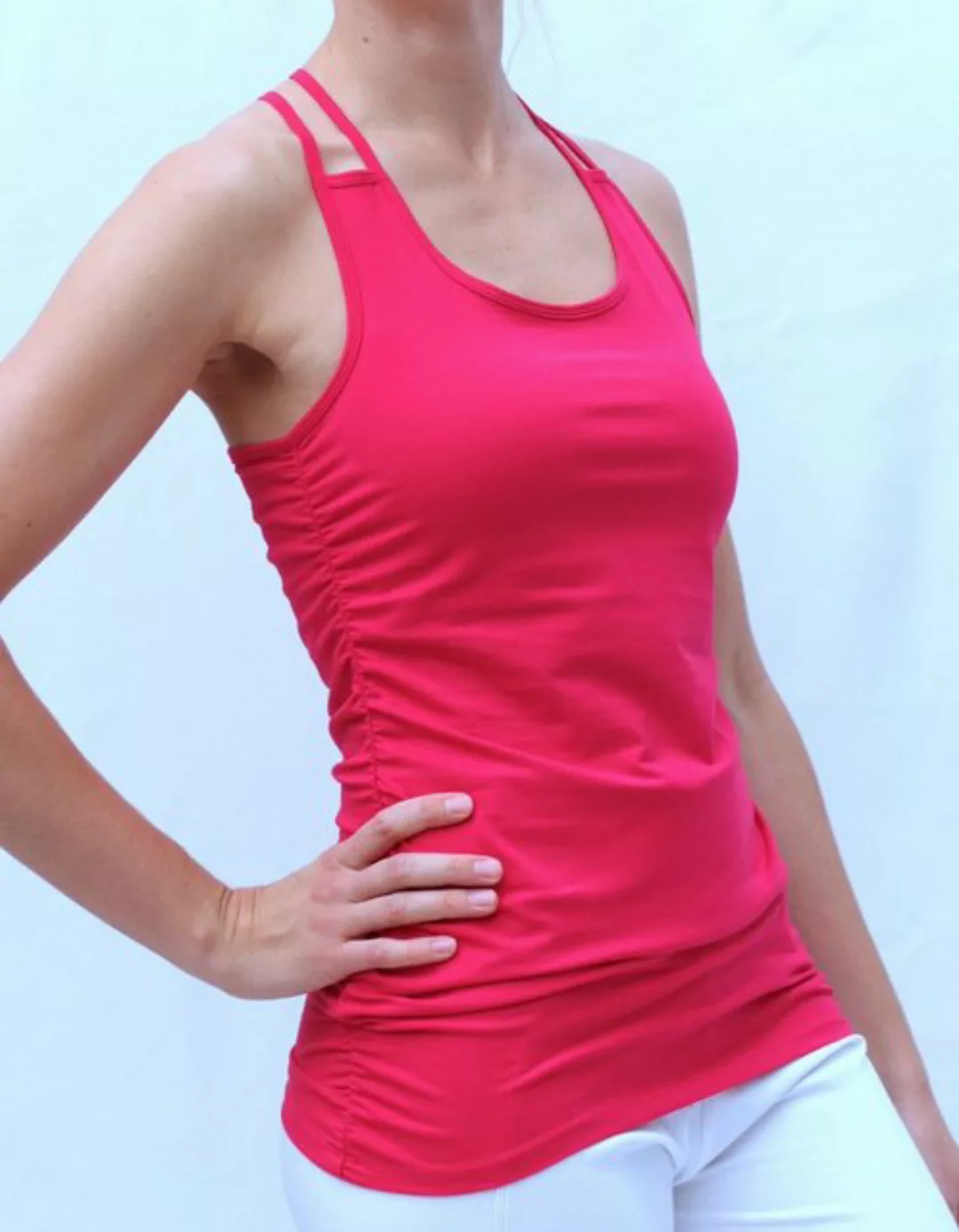 ESPARTO Yogatop Spaghettishirt Suramya in Bio-Baumwolle Bustier eingenäht, günstig online kaufen