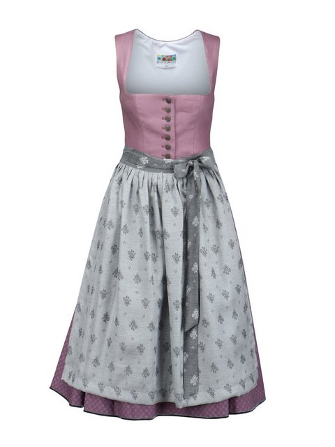 Berwin Dirndl Dirndl mit Leinenoberteil und Jacquardschürze (Einzelstück) günstig online kaufen