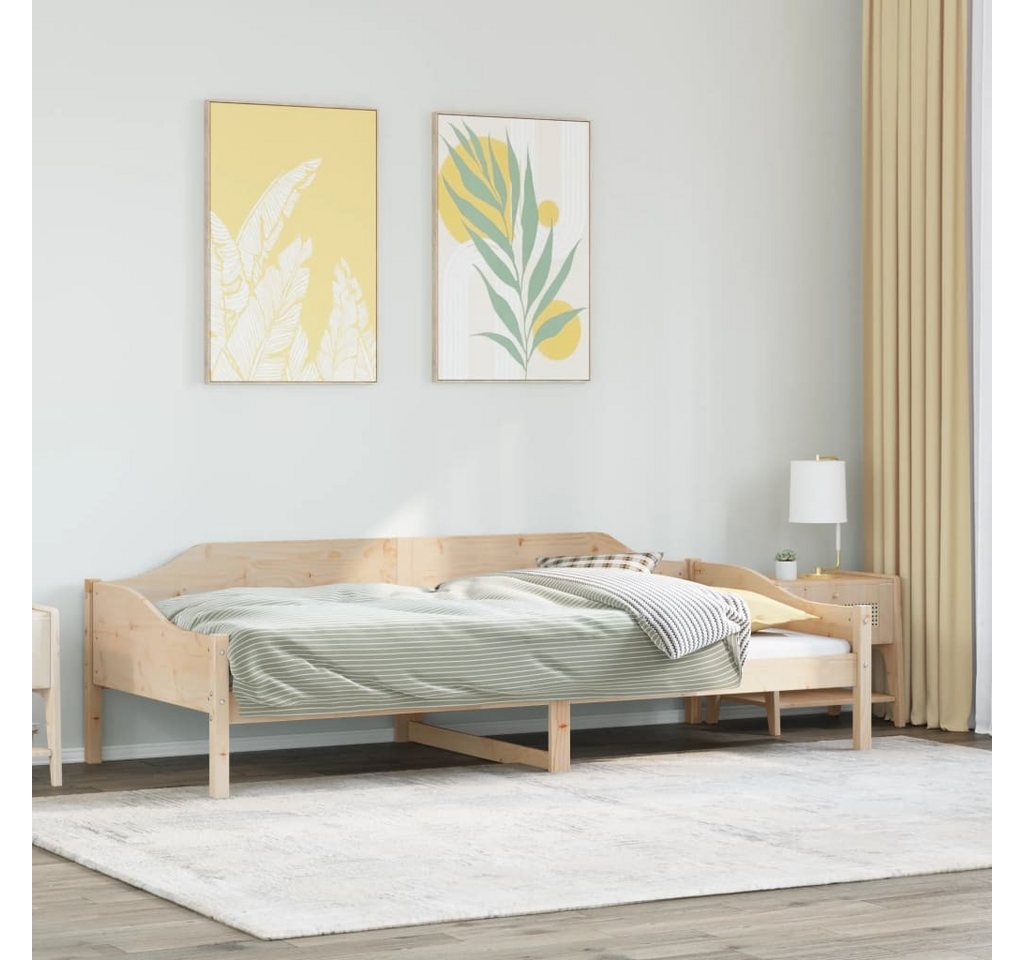 vidaXL Bett, Massivholzbett ohne Matratze 90x200 Kiefernholz günstig online kaufen