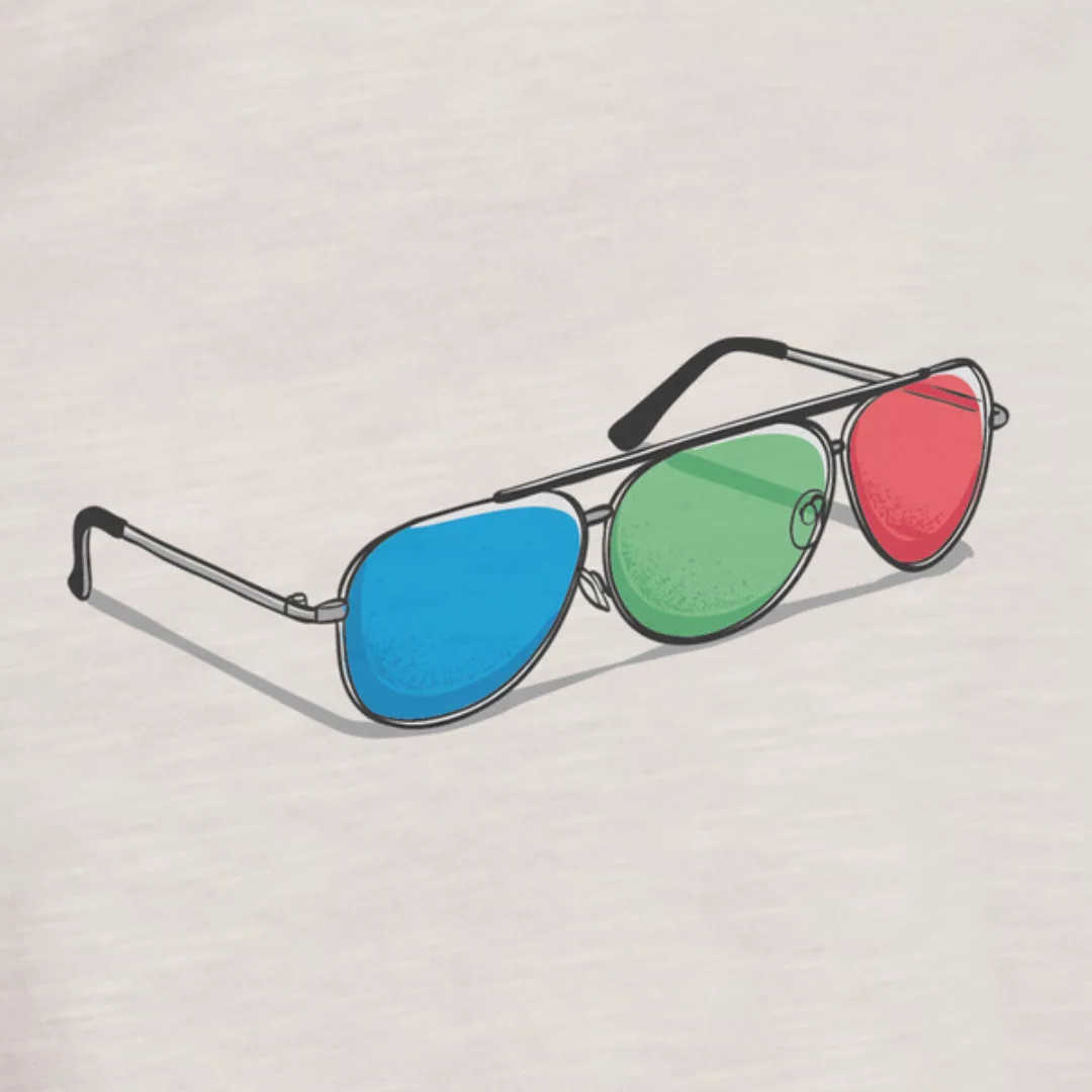 Robert Richter – 3d Glasses - Mens Low Carbon Organic Cotton T-shirt günstig online kaufen
