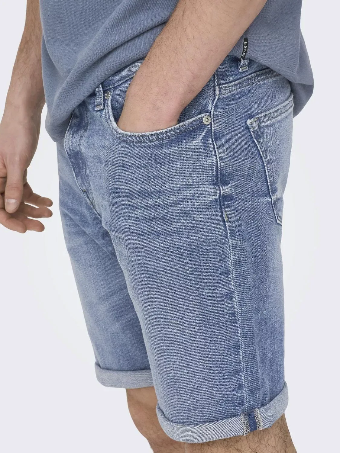 ONLY & SONS Stoffhose ONSPLY MBD 8772 TAI DNM SHORTS NOOS günstig online kaufen