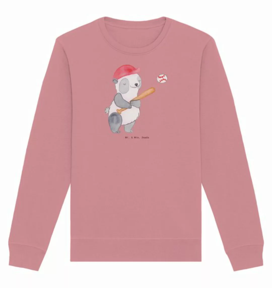 Mr. & Mrs. Panda Longpullover Größe XS Panda Baseball spielen - Canyon Pink günstig online kaufen