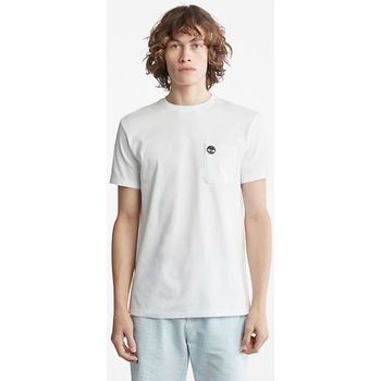 Timberland  T-Shirts & Poloshirts TB0A2CQY100 PCKET T-WHITE günstig online kaufen