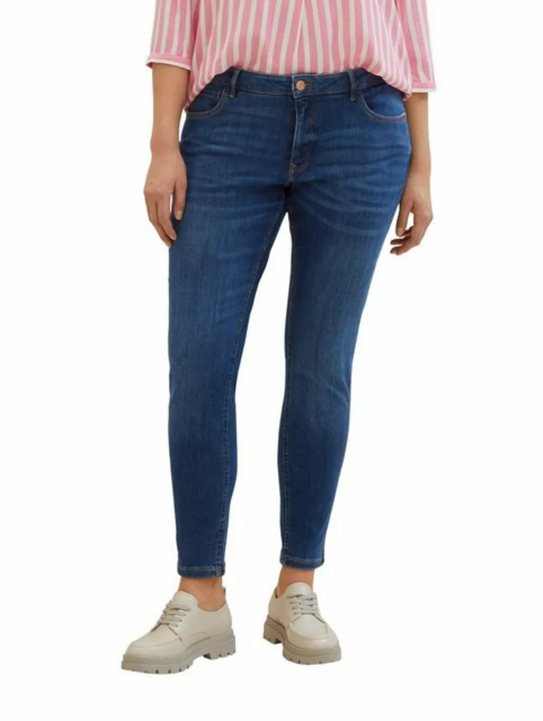 TOM TAILOR PLUS Stretch-Jeans 2 Sizes in 1 - Plus Skinny Jeans günstig online kaufen