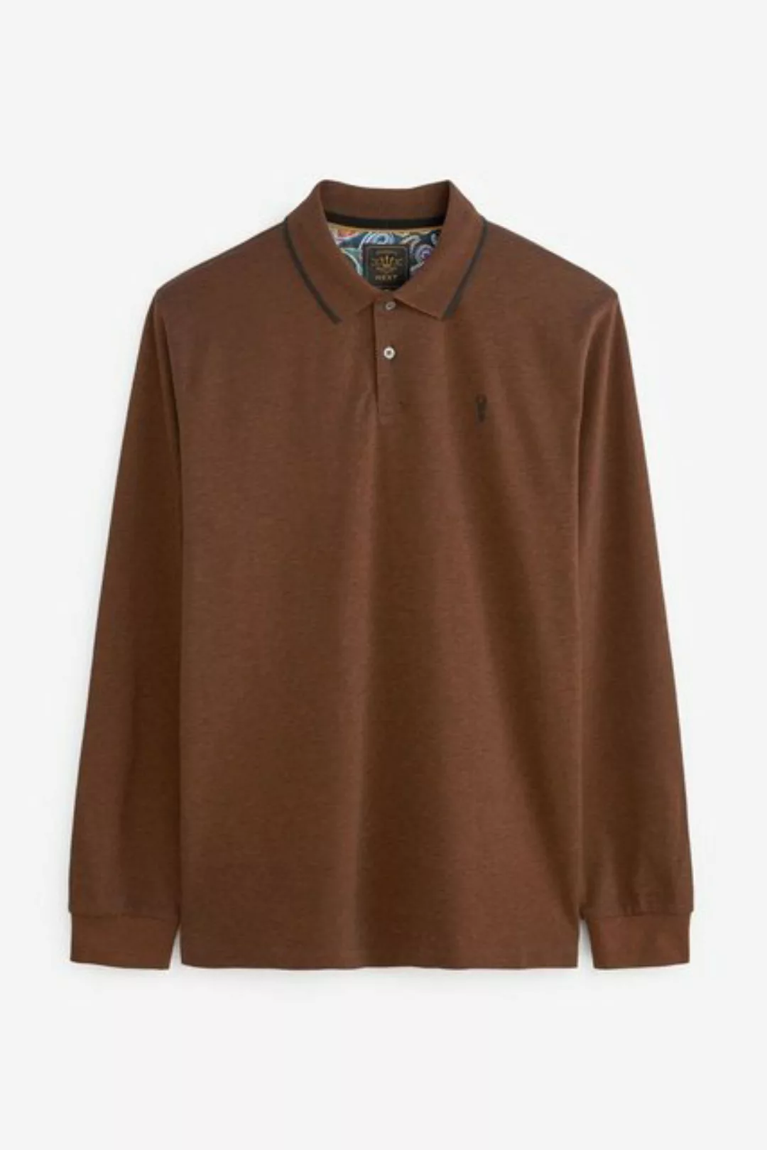 Next Langarm-Poloshirt Langärmeliges Pikee-Poloshirt (1-tlg) günstig online kaufen