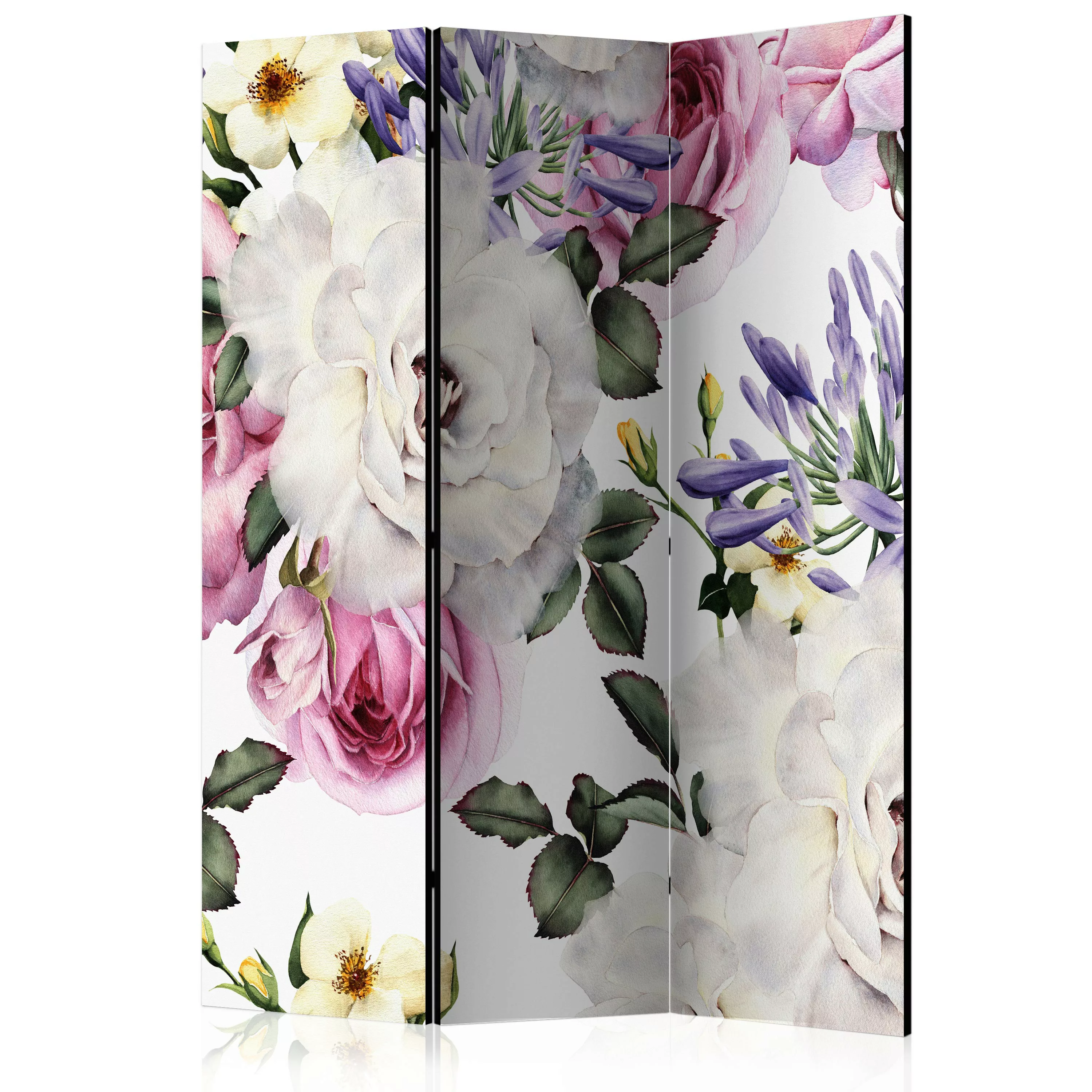 3-teiliges Paravent - Floral Glade [room Dividers] günstig online kaufen